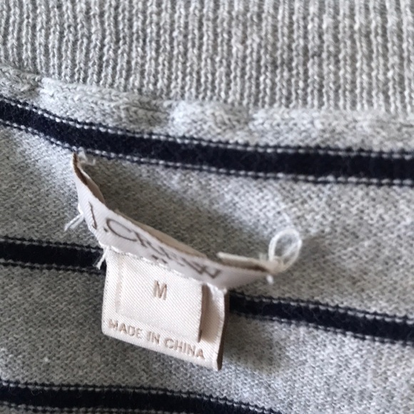 J. Crew French Bulldog striped Teddie sweater - Picture 5 of 7